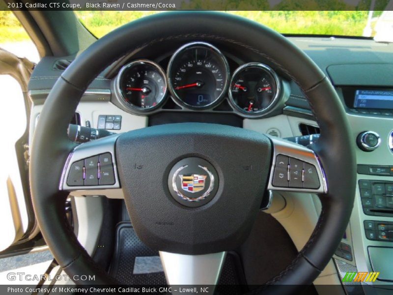 Black Raven / Cashmere/Cocoa 2013 Cadillac CTS Coupe