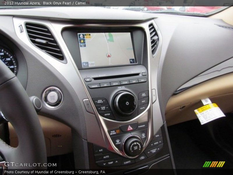 Black Onyx Pearl / Camel 2012 Hyundai Azera