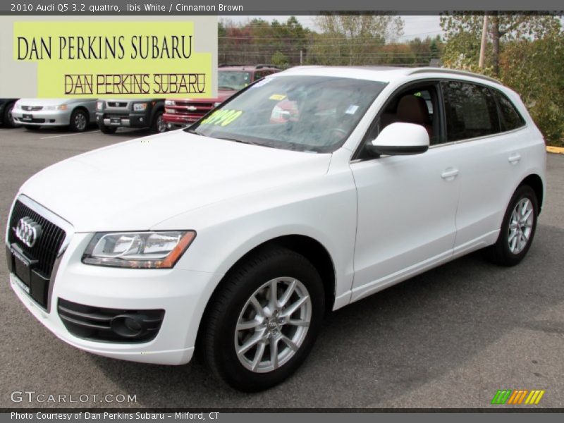 Ibis White / Cinnamon Brown 2010 Audi Q5 3.2 quattro