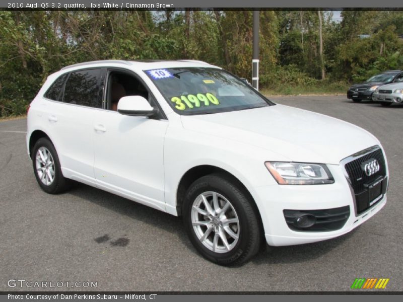 Ibis White / Cinnamon Brown 2010 Audi Q5 3.2 quattro