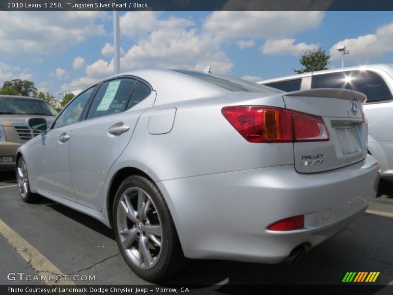 Tungsten Silver Pearl / Black 2010 Lexus IS 250