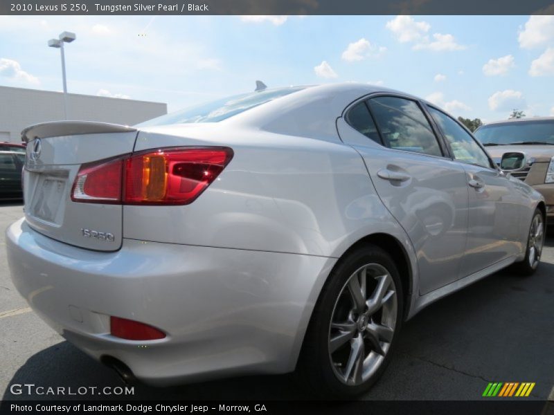 Tungsten Silver Pearl / Black 2010 Lexus IS 250