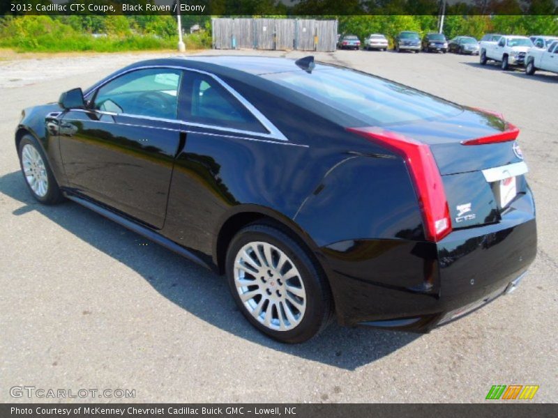 Black Raven / Ebony 2013 Cadillac CTS Coupe