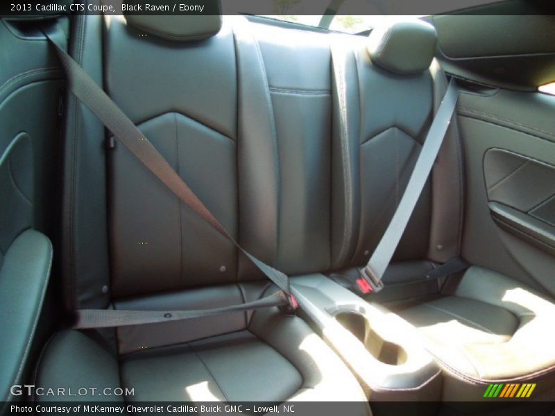 Rear Seat of 2013 CTS Coupe