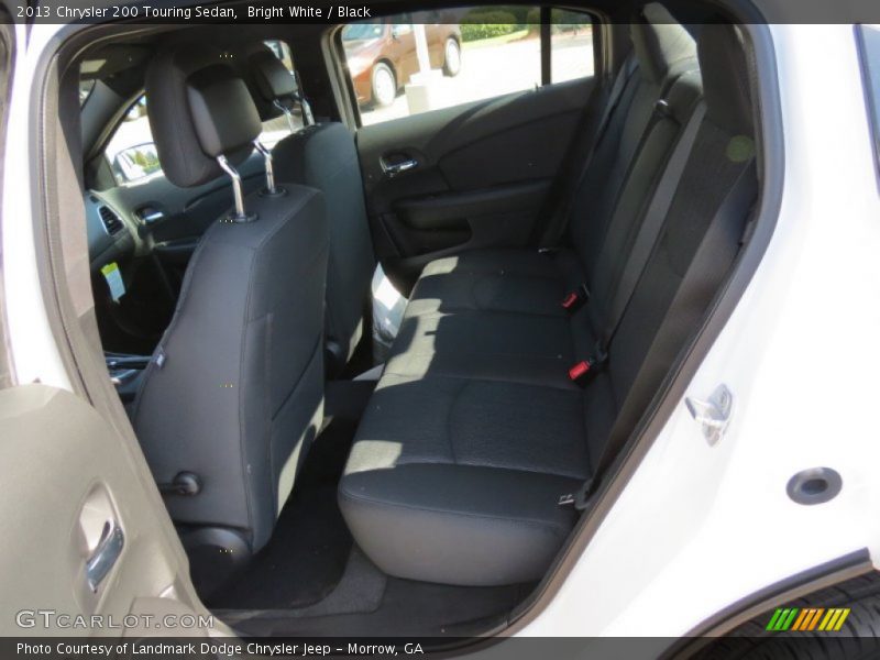 Bright White / Black 2013 Chrysler 200 Touring Sedan