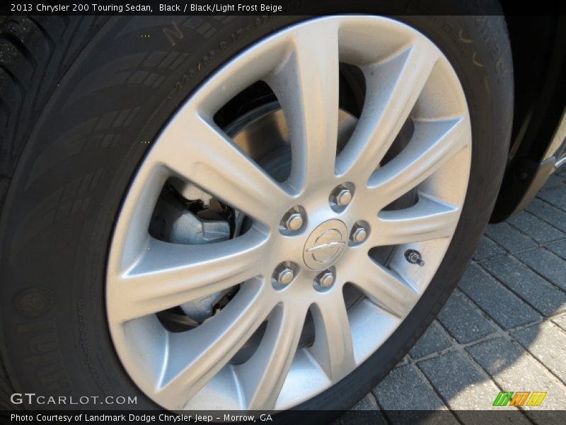 Black / Black/Light Frost Beige 2013 Chrysler 200 Touring Sedan