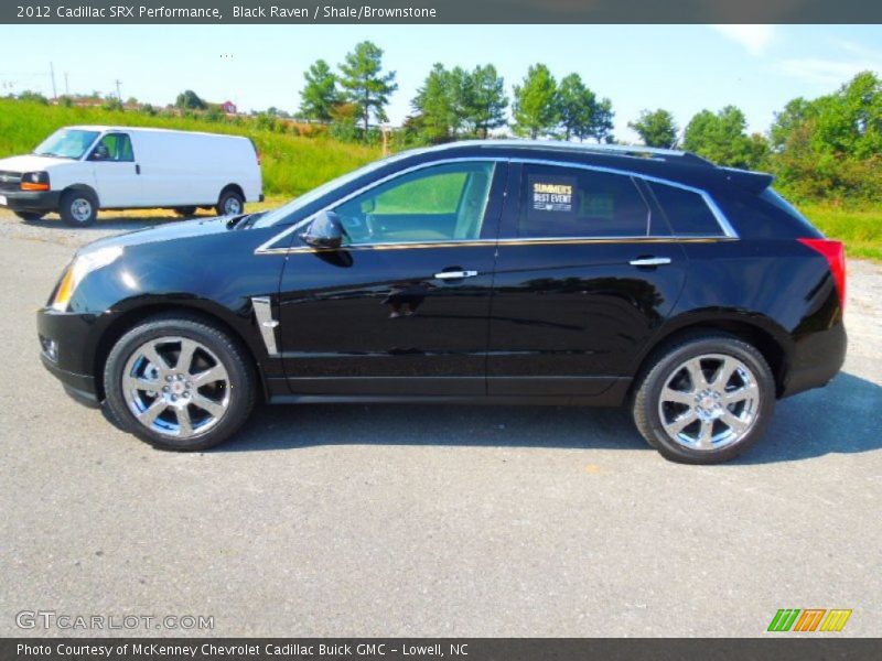 Black Raven / Shale/Brownstone 2012 Cadillac SRX Performance