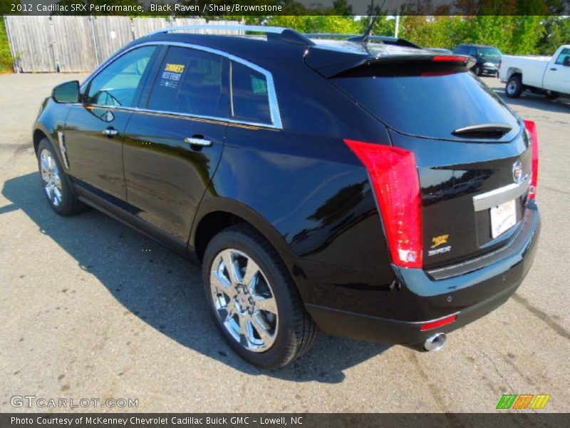 Black Raven / Shale/Brownstone 2012 Cadillac SRX Performance