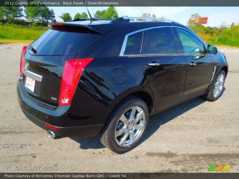 Black Raven / Shale/Brownstone 2012 Cadillac SRX Performance