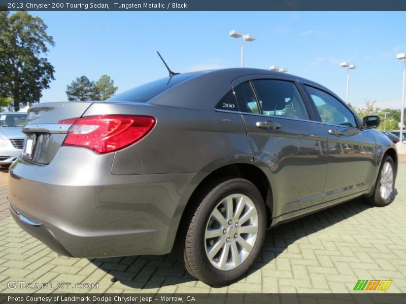 Tungsten Metallic / Black 2013 Chrysler 200 Touring Sedan