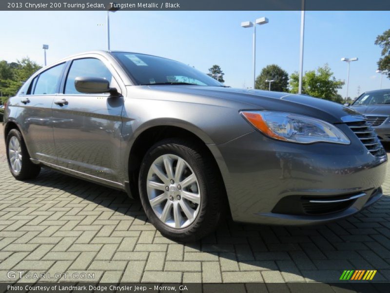 Tungsten Metallic / Black 2013 Chrysler 200 Touring Sedan
