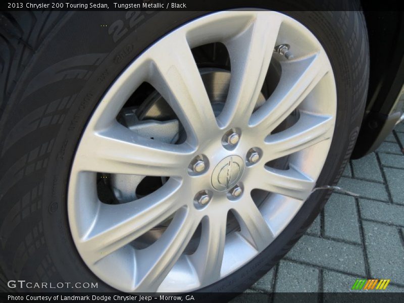 Tungsten Metallic / Black 2013 Chrysler 200 Touring Sedan