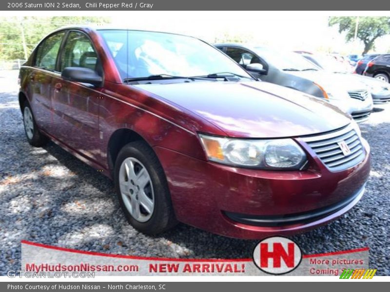 Chili Pepper Red / Gray 2006 Saturn ION 2 Sedan