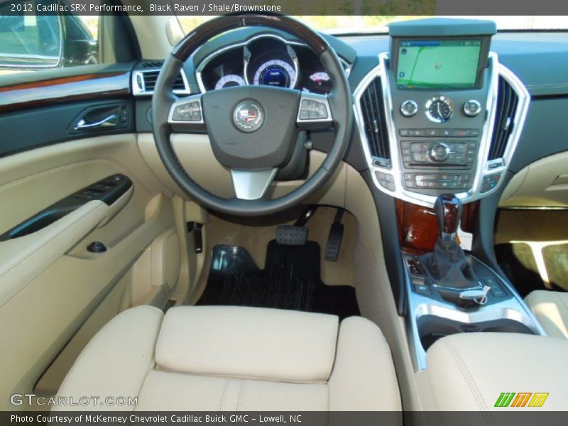 Black Raven / Shale/Brownstone 2012 Cadillac SRX Performance
