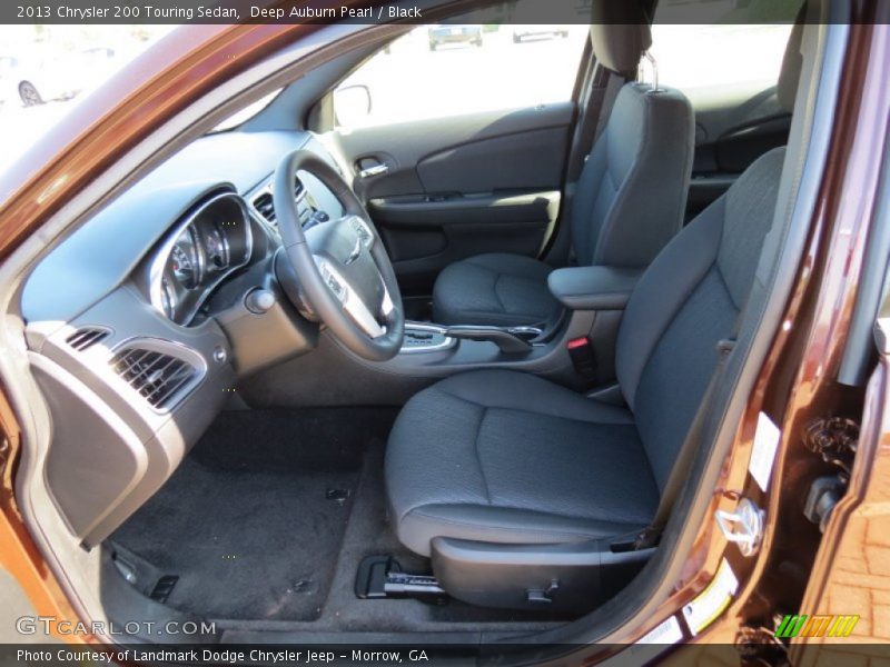 Front Seat of 2013 200 Touring Sedan