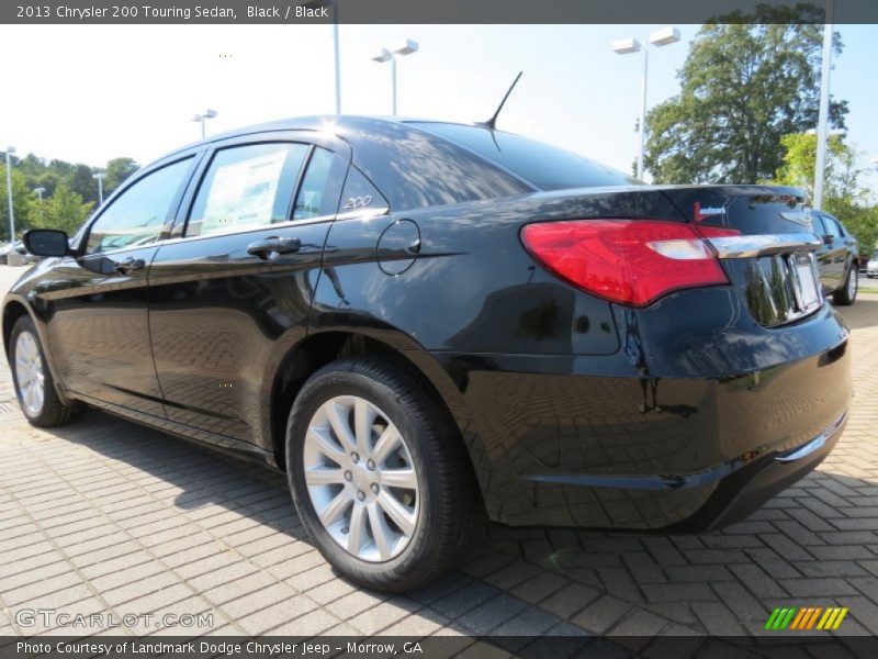 Black / Black 2013 Chrysler 200 Touring Sedan