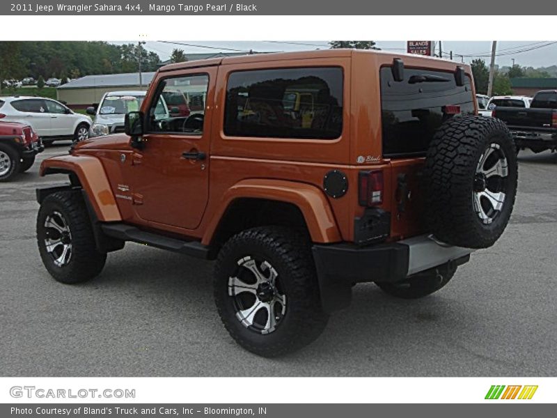Mango Tango Pearl / Black 2011 Jeep Wrangler Sahara 4x4
