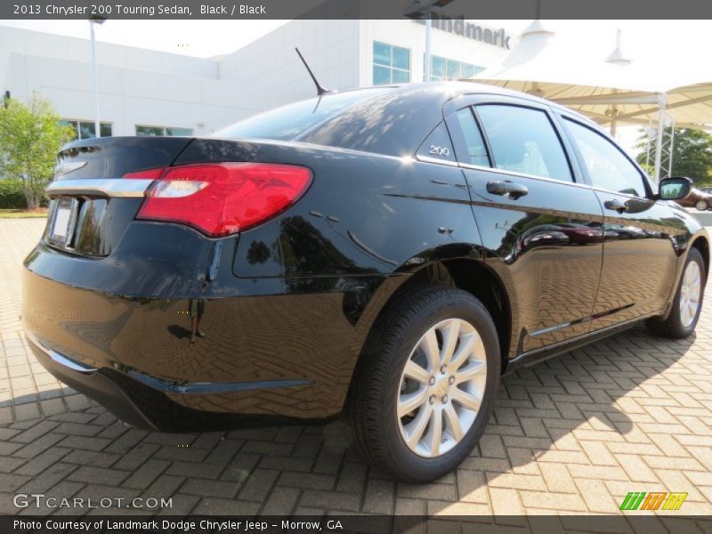 Black / Black 2013 Chrysler 200 Touring Sedan
