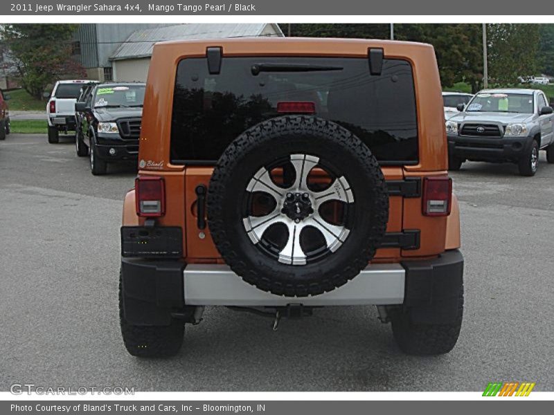Mango Tango Pearl / Black 2011 Jeep Wrangler Sahara 4x4