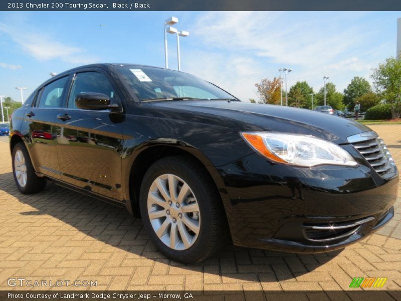 Black / Black 2013 Chrysler 200 Touring Sedan
