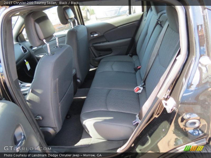 Black / Black 2013 Chrysler 200 Touring Sedan