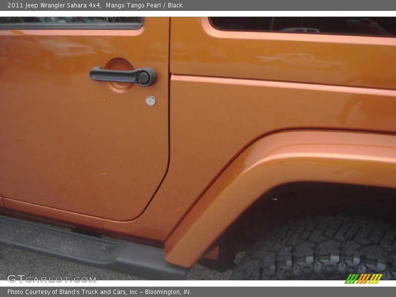 Mango Tango Pearl / Black 2011 Jeep Wrangler Sahara 4x4