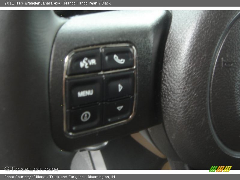 Mango Tango Pearl / Black 2011 Jeep Wrangler Sahara 4x4