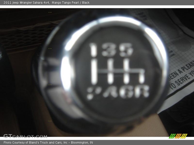 Mango Tango Pearl / Black 2011 Jeep Wrangler Sahara 4x4