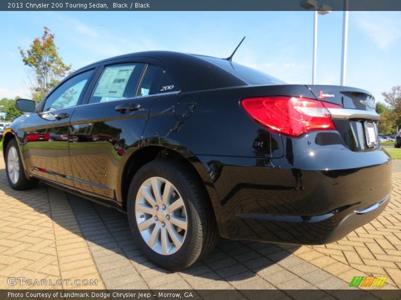 Black / Black 2013 Chrysler 200 Touring Sedan