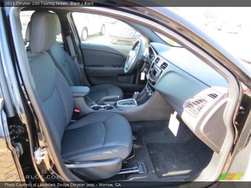 Black / Black 2013 Chrysler 200 Touring Sedan