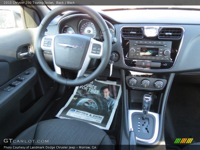 Black / Black 2013 Chrysler 200 Touring Sedan