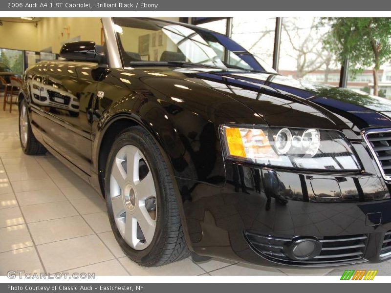 Brilliant Black / Ebony 2006 Audi A4 1.8T Cabriolet