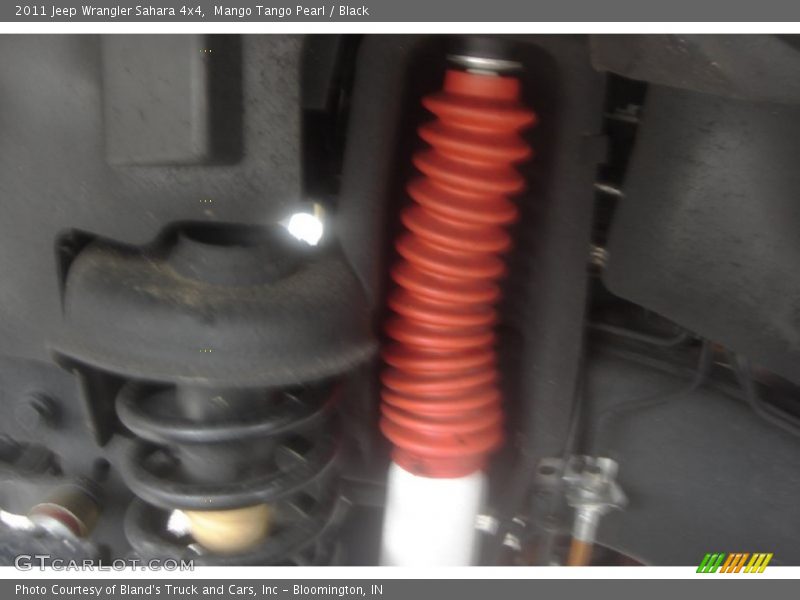 Mango Tango Pearl / Black 2011 Jeep Wrangler Sahara 4x4