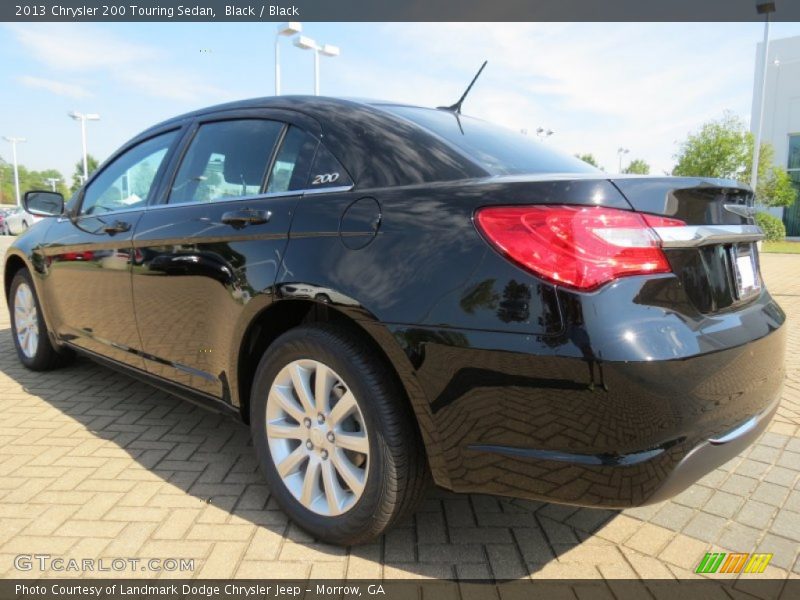 Black / Black 2013 Chrysler 200 Touring Sedan