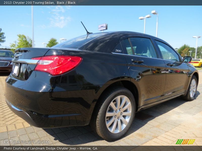 Black / Black 2013 Chrysler 200 Touring Sedan