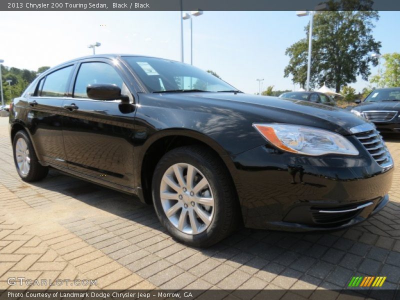 Black / Black 2013 Chrysler 200 Touring Sedan