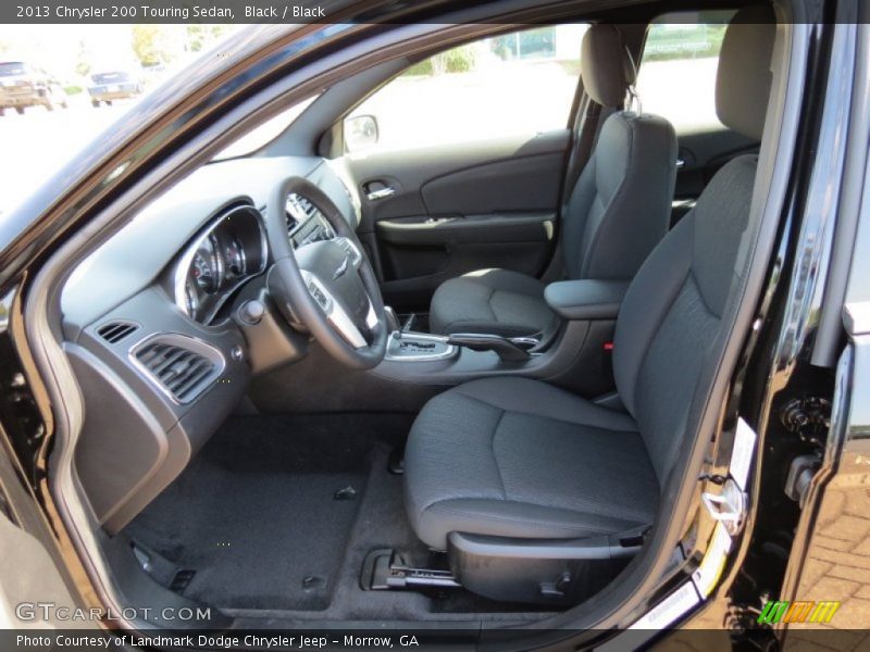 Black / Black 2013 Chrysler 200 Touring Sedan