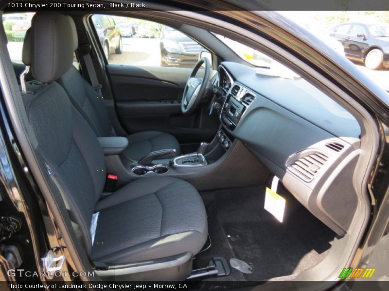 Black / Black 2013 Chrysler 200 Touring Sedan