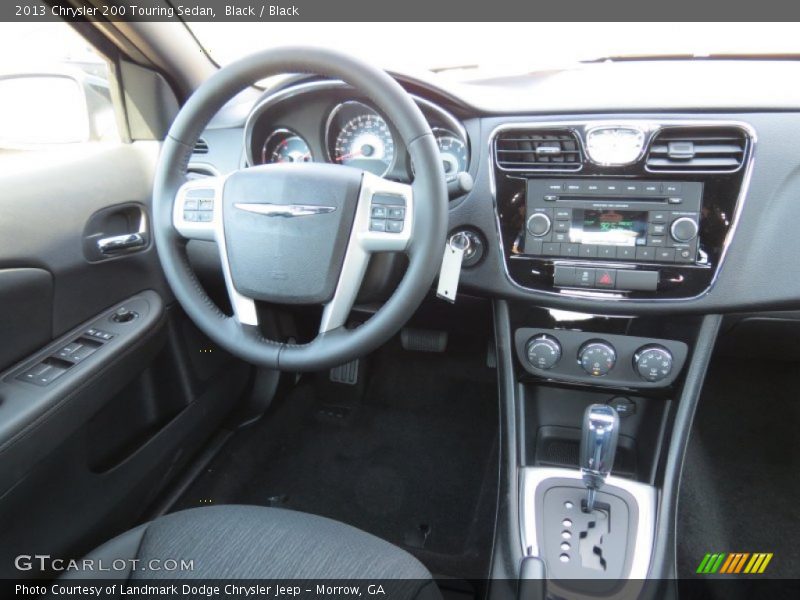 Black / Black 2013 Chrysler 200 Touring Sedan