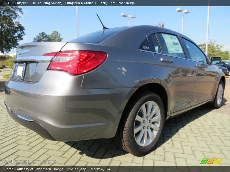 Tungsten Metallic / Black/Light Frost Beige 2013 Chrysler 200 Touring Sedan