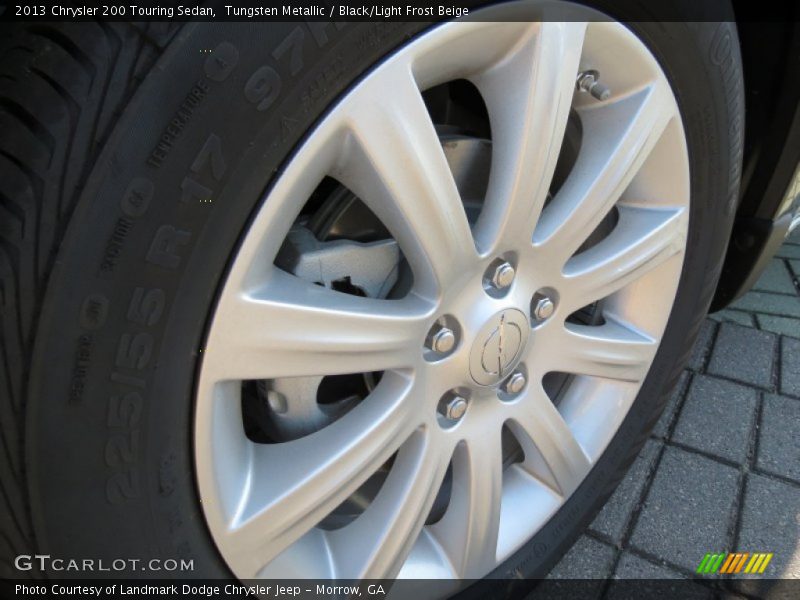 Tungsten Metallic / Black/Light Frost Beige 2013 Chrysler 200 Touring Sedan