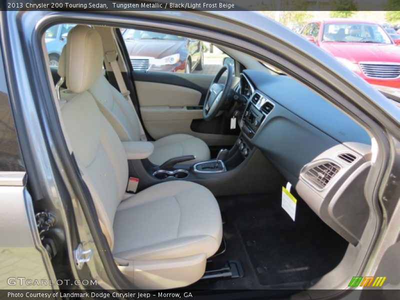 Tungsten Metallic / Black/Light Frost Beige 2013 Chrysler 200 Touring Sedan