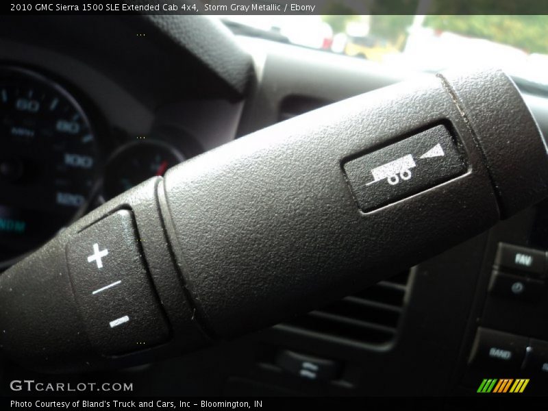 Storm Gray Metallic / Ebony 2010 GMC Sierra 1500 SLE Extended Cab 4x4