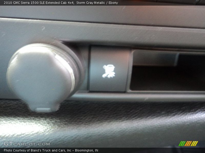 Storm Gray Metallic / Ebony 2010 GMC Sierra 1500 SLE Extended Cab 4x4