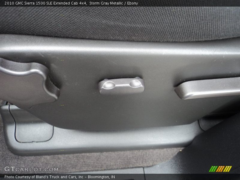 Storm Gray Metallic / Ebony 2010 GMC Sierra 1500 SLE Extended Cab 4x4