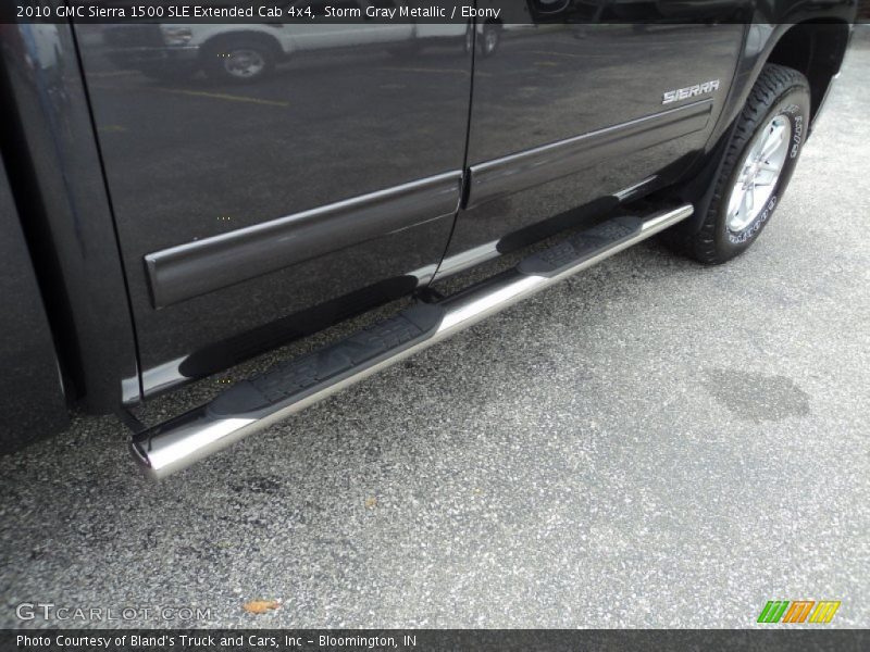 Storm Gray Metallic / Ebony 2010 GMC Sierra 1500 SLE Extended Cab 4x4