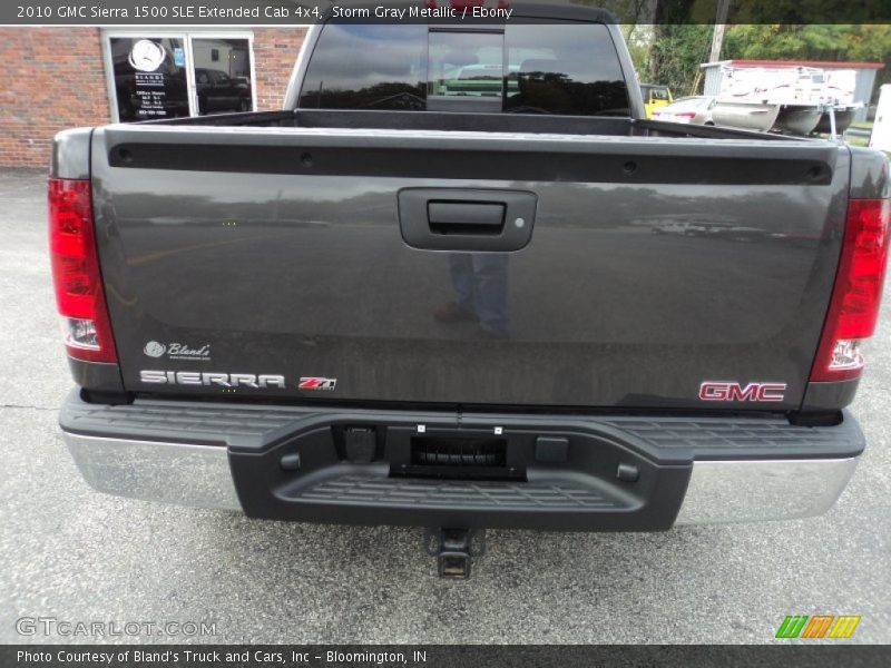 Storm Gray Metallic / Ebony 2010 GMC Sierra 1500 SLE Extended Cab 4x4