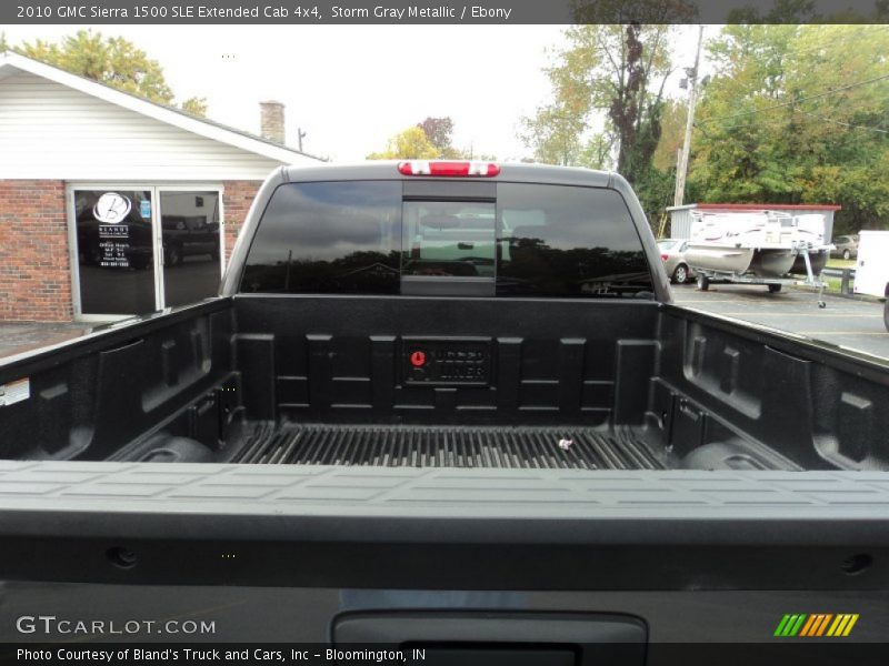 Storm Gray Metallic / Ebony 2010 GMC Sierra 1500 SLE Extended Cab 4x4
