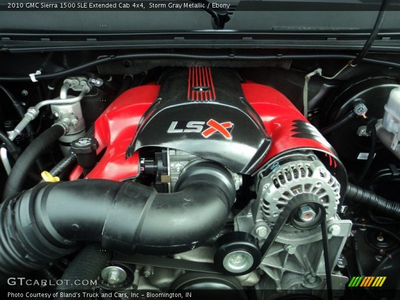 Storm Gray Metallic / Ebony 2010 GMC Sierra 1500 SLE Extended Cab 4x4