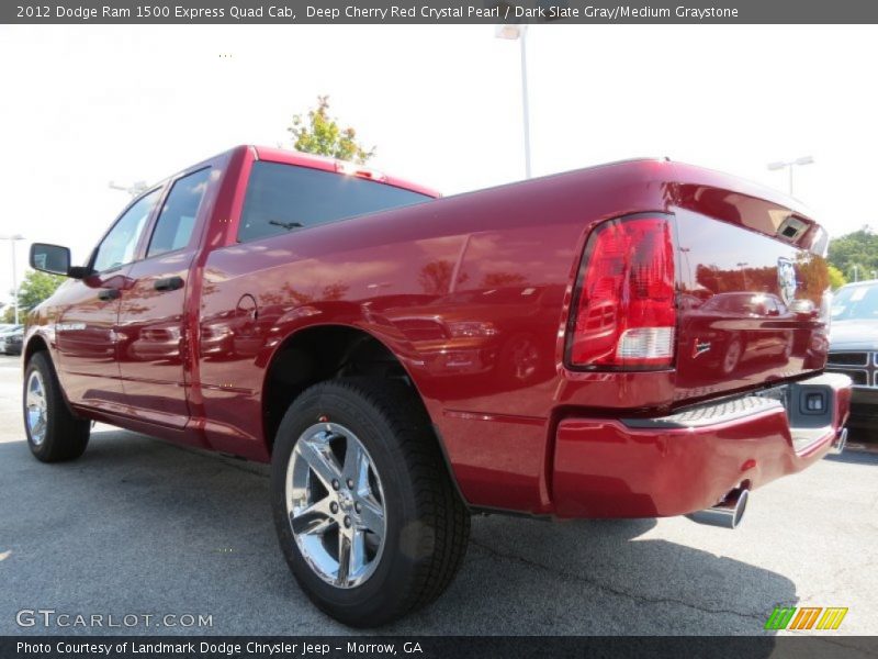 Deep Cherry Red Crystal Pearl / Dark Slate Gray/Medium Graystone 2012 Dodge Ram 1500 Express Quad Cab